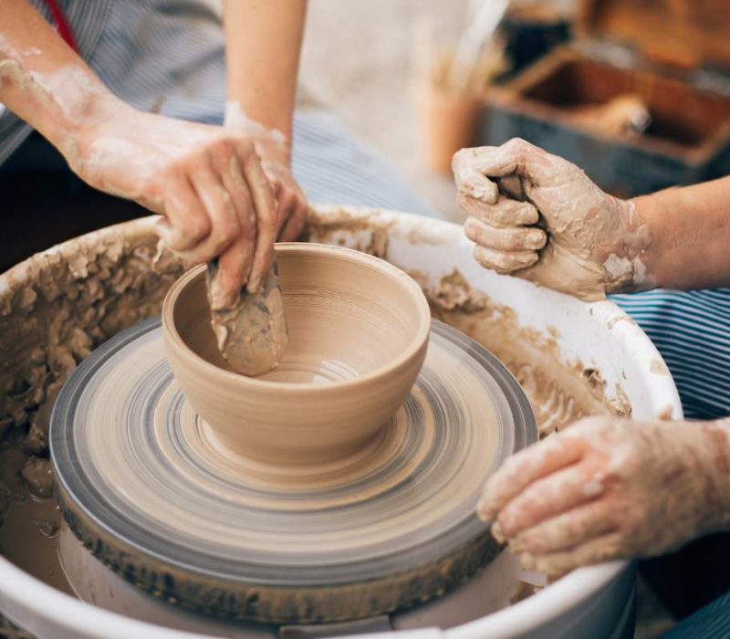 china blue pottery